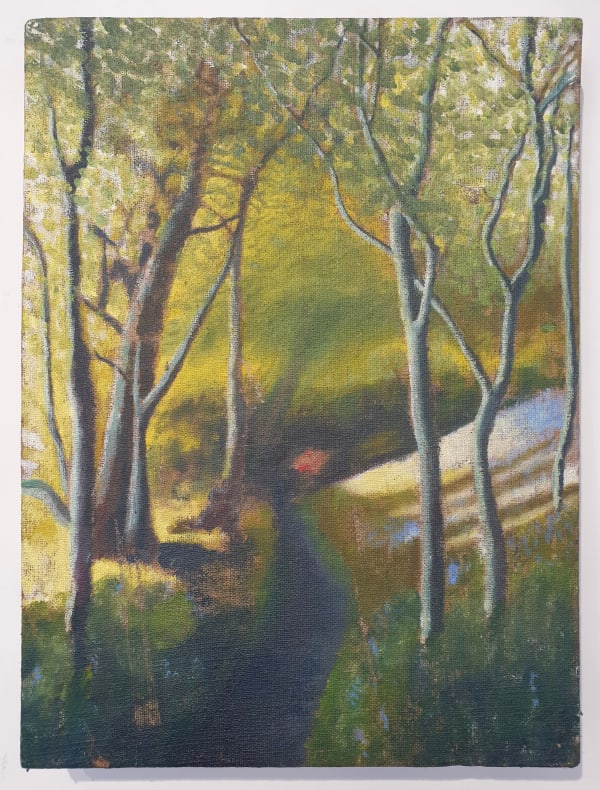 Kit Glaisyer, Lewesdon Bluebell Path 40x30
