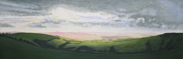 Kit Glaisyer, Eggardon Pink Horizon 90x30cm
