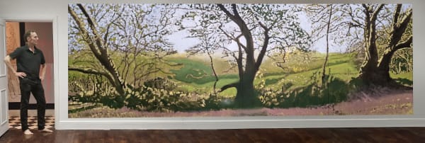 Kit Glaisyer, Proposal: Mists over Pilsden Pen 6x2metres (study)