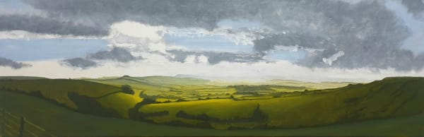 Kit Glaisyer, Eggardon Hill, light in the valley
