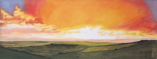 Kit Glaisyer, Glowing skies above Eggardon Hill