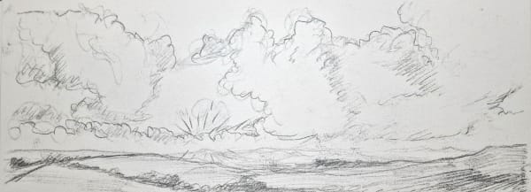 Kit Glaisyer, Evening Sun over Eggardon Hill