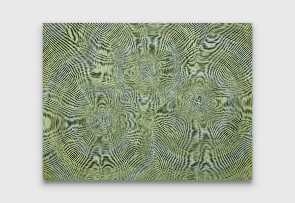 Puuni Brown Nungarrayi Kapi Tjukurrpa 8, 2023 acrylic on canvas 91 x 122 cm 35 7/8 x 48 in