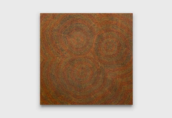 Puuni Brown Nungarrayi Kapi Tjukurrpa 3, 2023 acrylic on canvas 183 x 183 cm 72 x 72 in