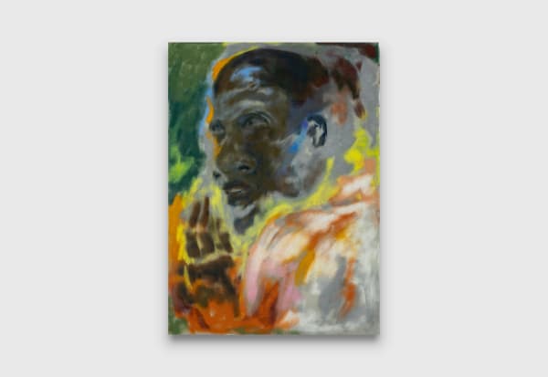 Blake Daniels Study for ‘Portage (Portrait of Dorothee) no.I, 2023 pastel on hahnemühle velour 35 x 25.5 cm 13 3/4 x 10 inches 46 x 39.5 cm / 18 1/8 x 15 1/2 inches (framed)