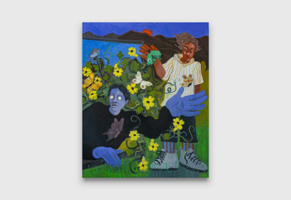 Katja Farin Portal Mirror, 2023 oil on canvas 90 x 74 x 3.8 cm 35 1/2 x 29 x 1 1/2 inches