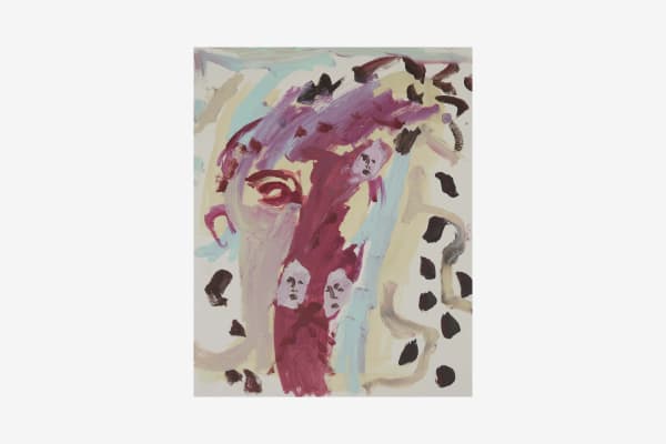 Renée Estée Sad waters, different oceans, secret fires 6, 2023 Oil paint, oil bar, wax, charcoal on paper. 35.5 x 28 cm 14 x 11 in