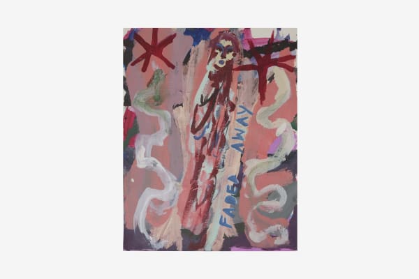 Renée Estée Sad waters, different oceans, secret fires 8, 2023 Oil paint, oil bar, wax, charcoal on paper. 35.5 x 28 cm 14 x 11 in