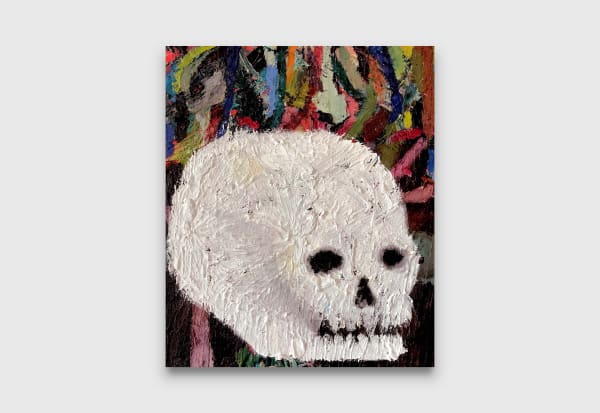 Justin Williams Small child / Face warm, 2019 oil on timbre panel 36 x 32 cm 14 5/32 x 12 19/32 inches