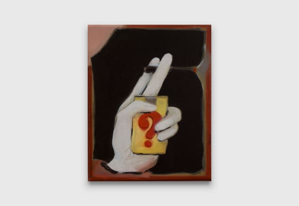 Jelena Telecki Upitnik 1, 2019 oil on linen 30 x 24 cm 11 7/8 x 9 3/8 inches