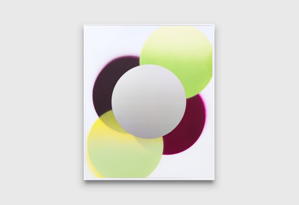 Will Cooke Looking at usual things with unusual eyes (Visible), 2019 etch primer, acrylic, aluminium panel. tasmanian oak frame 61.5 x 51.5 cm 24 1/5 x 20 1/4 inches