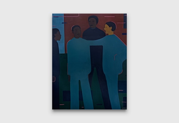 Sahara Longe Teenagers, 2023 oil on linen 180 x 140 cm 70 7/8 x 55 1/8 inches