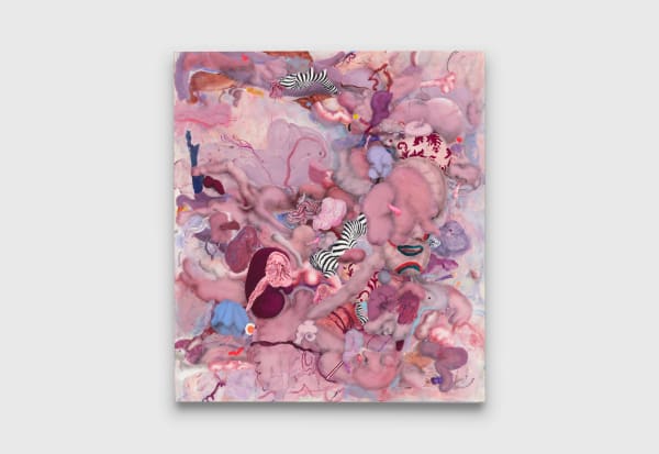 Nick Modrzewski Breeder, 2023 Acrylic on Canvas 180cm x 160cm 70 7/8 x 63 inches