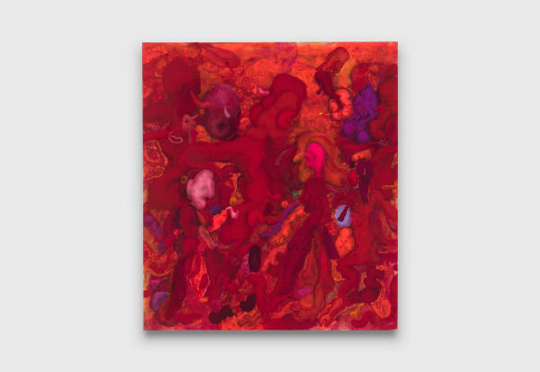 Nick Modrzewski Conference, 2023 Acrylic on Canvas 180cm x 160cm 70 7/8 x 63 inches