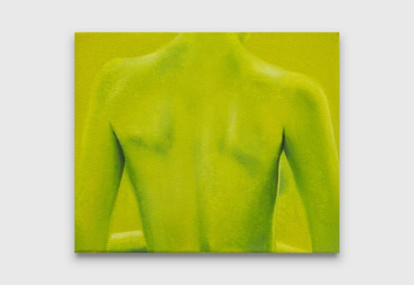 Mia Middleton Girl in Green, 2022 oil on Italian cotton 25 x 30 cm 9 7/8 x 11 7/8 inches