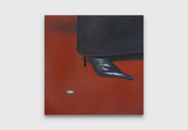 Mia Middleton Wish, 2022 oil on Italian cotton 40 x 40 cm 15 3/4 x 15 3/4 inches