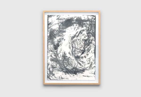 Shan Turner-Carroll Bushfire tree drawings/rubbings, Bundanon, No.4, 2022 charcoal on paper 76 x 56 cm 29 7/8 x 22 in