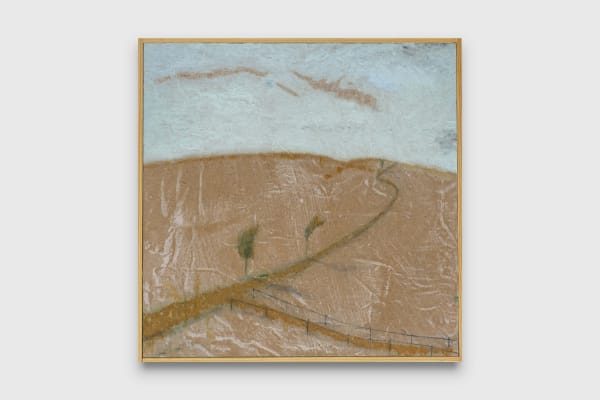 Eiko Groschl Hügel Gegenüber (2), 2020 oil on board 29.8 x 29.8 cm 11 3/4 x 11 3/4 in