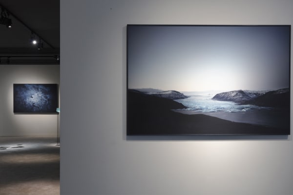 G&K - vue de l'exposition "La nuit est une page blanche", 2023. Solo show, Galerie Pierre-Alain Challier, Paris. © Thierry Malty