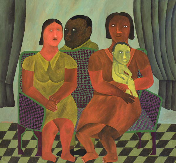 IBRAHIM EL-SALAHI FORESTS AND SPIRITS: FIGURATIVE ART FROM THE KHARTOUM SCHOOL – Salon | Saatchi Gallery, London