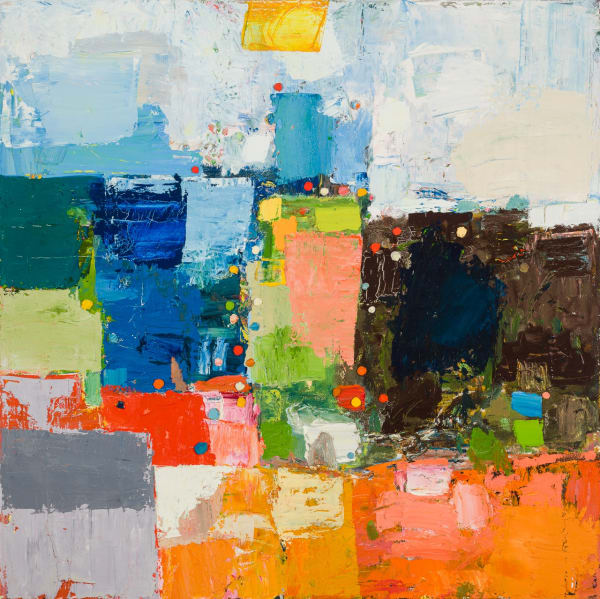 Michael Adamson, 'Ships of Glass', Oil on canvas, 50 x 50 inches
