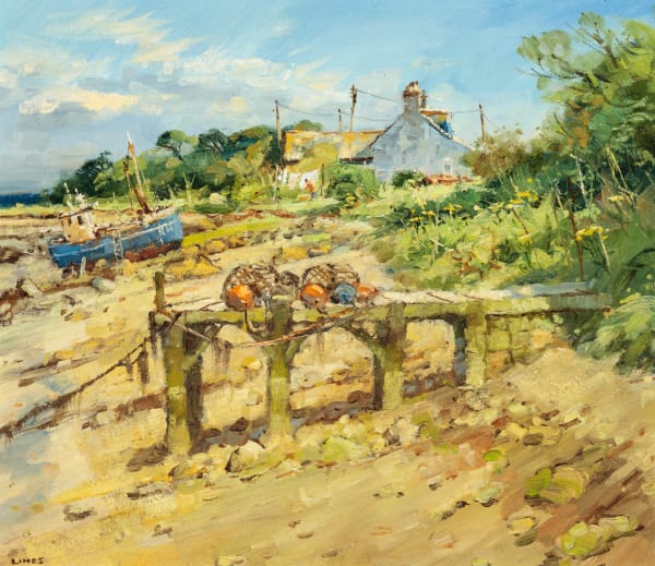 Galloway Washing Oil on canvas, 15 x 17 "