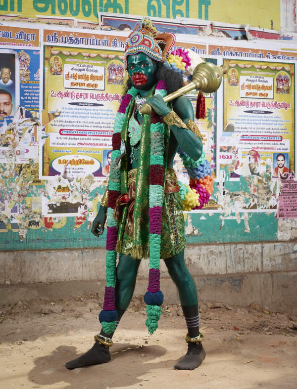 Charles Fréger, Hanuma, Kulasai Dussehra, Udangudi, Tamil Nadu, Série Aam Aastha, 2019-2022