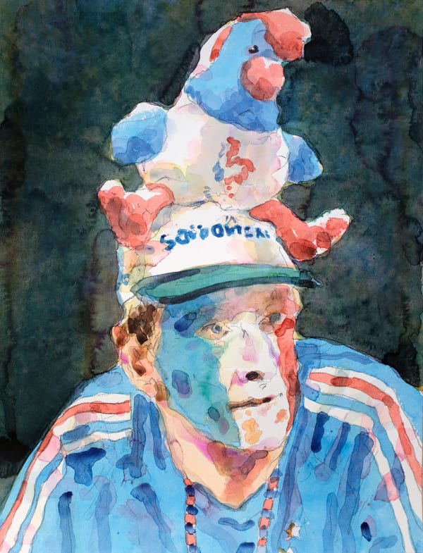 Louis Verret, Supporter français à l’issue du match Portugal - France le 10 juillet 2016 au Stade de France de Saint-Denis, 2024