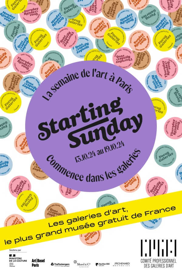 Ouverture de galerie, dimanche 13 octobre: Le début de la semaine de l'art à Paris