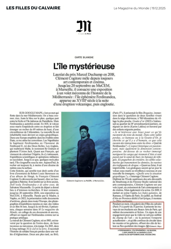 Clément Cogitore I M LE MAGAZINE DU MONDE