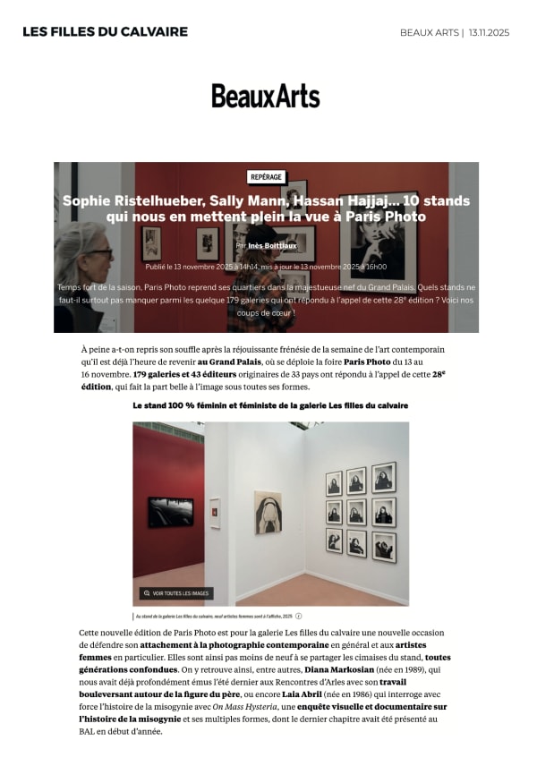 Paris Photo 2025 I Beaux Arts
