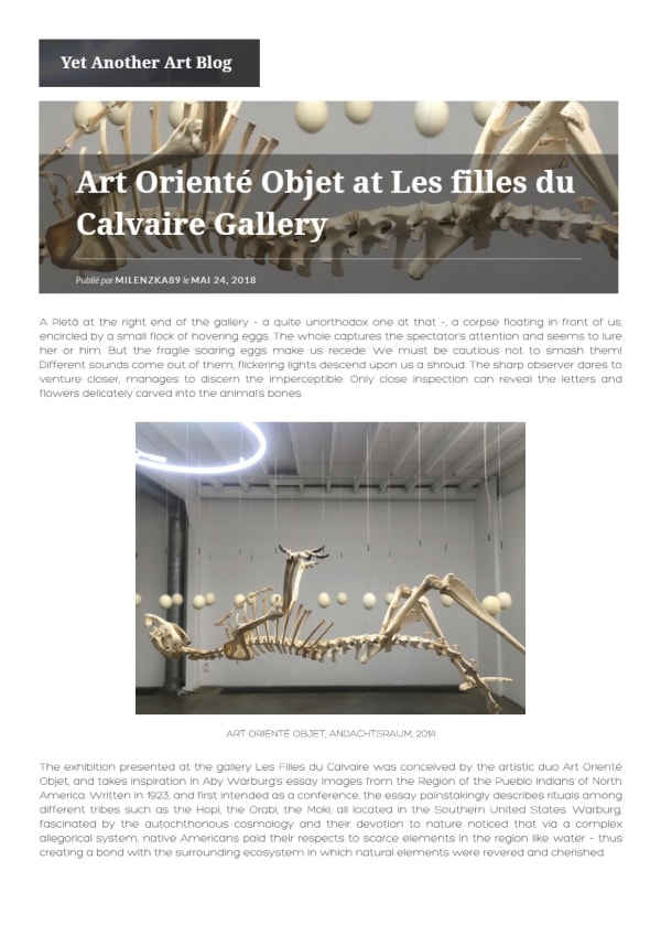 Art Orienté Objet — Yet Another Art Blog