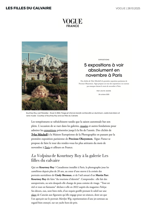 Kourtney Roy I Vogue