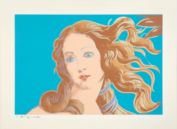Andy Warhol Wandro Botticelli, Birth of Venus, 1482 III, 1984