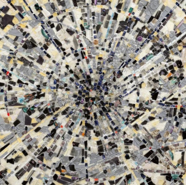 Jack Whitten. Escalation II (x² + y² = 1) For Alexander Grothendieck, 2014 (detail) © The Estate of Jack Whitten