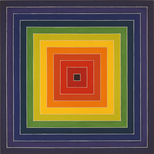 Frank Stella. Concentric Squares, 1974 © Frank Stella