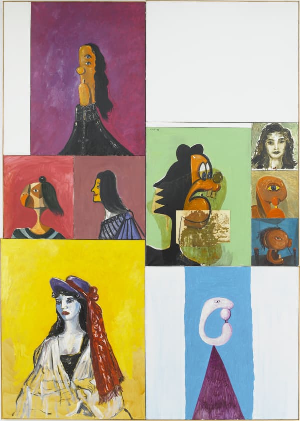 George Condo, Crazy Cat Combination, 1989-1990