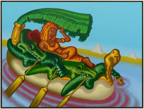 Peter Saul Cleopatra, Queen of the Nile, 2012-2013 Acrylic on canvas 183 x 244 cm