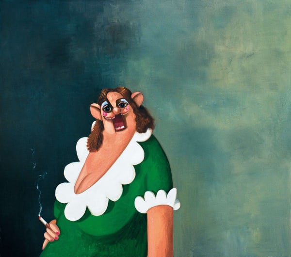 George Condo The Bar Maid, 2008 Oil on canvas 190,5 x 215,9 cm
