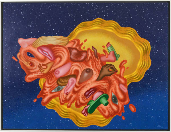 Peter Saul Birth of Venus, 2015 Acrylic on canvas 163 × 213 cm