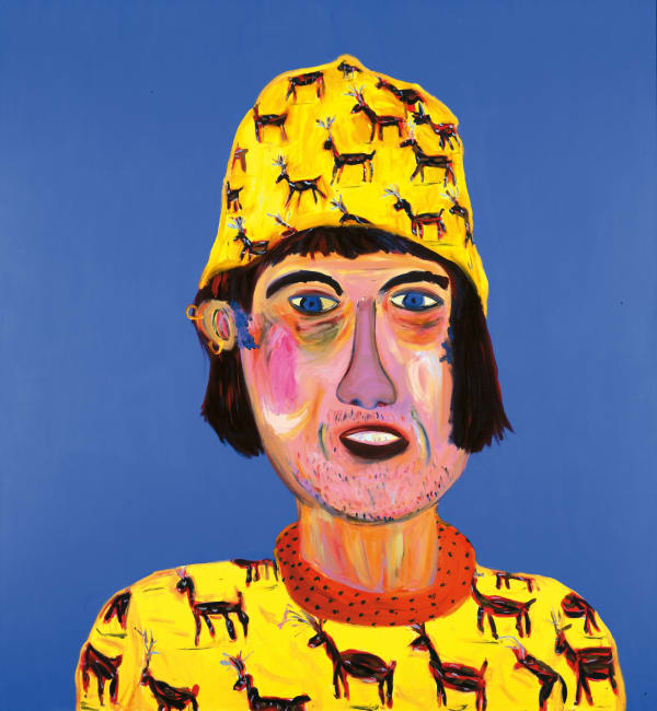 Martin Maloney The Reindeer Man, 2005 Oil on canvas 257,5 x 241 cm