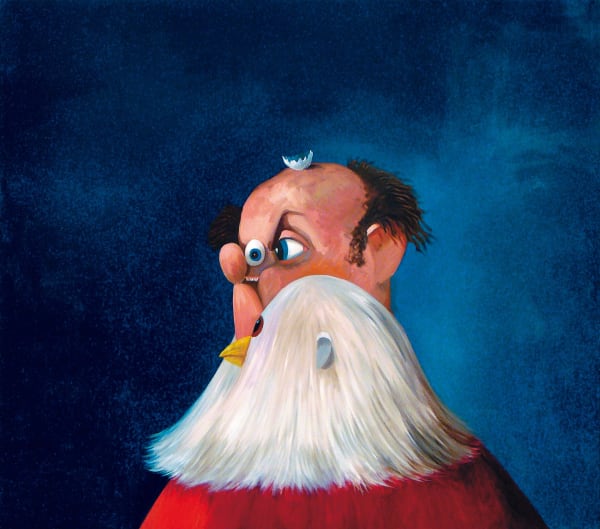 George Condo The bird brain of Alcatraz, 2008 Oil on canvas 190,5 x 215,9 cm