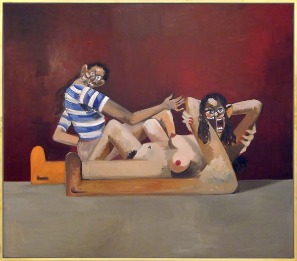 George Condo Two female figures, 2008 Oil on canvas 190,5 x 215,9 cm