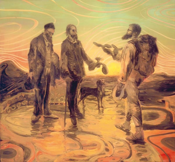 Anton Henning Le Rencontre, No.3 (Meeting), 2002 Oil on canvas 174 x 189,2 cm