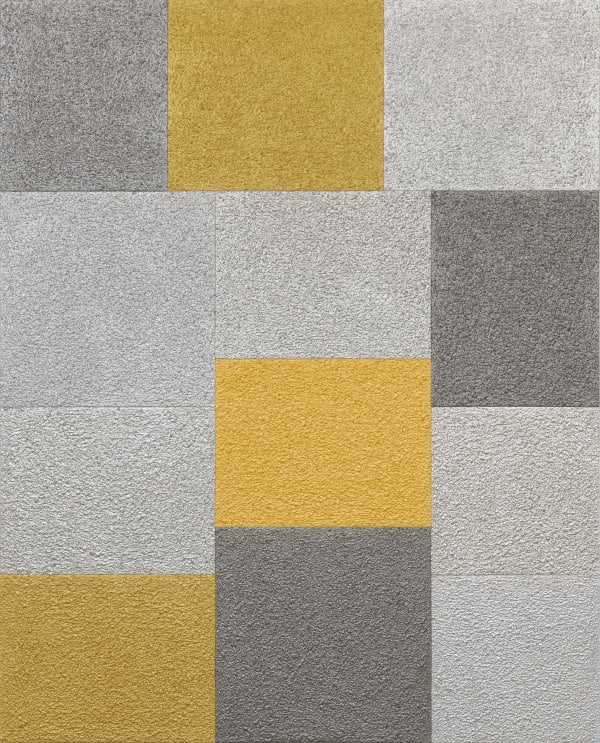 Peter Halley The Return, 2017 Acrylic, metallic acrylic, pearlescent acrylic, Roll-a-Tex on canvas 237,5 x 192 x 10,1 cm