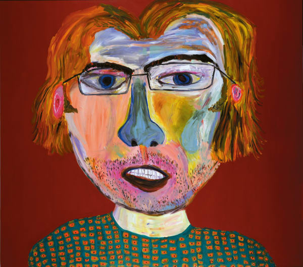 Martin Maloney Webcam Man, 2005 Oil on canvas 305 x 274,5 cm