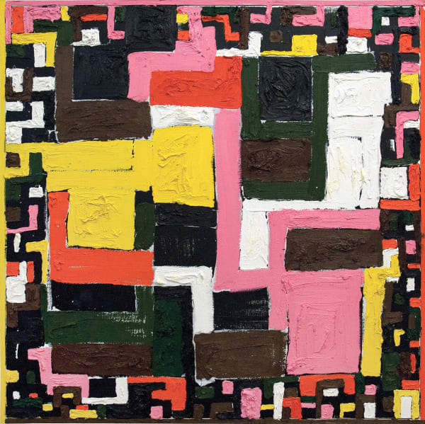 Tal R Road and Ruin, 2005 Oil on canvas 120 x 120 cm