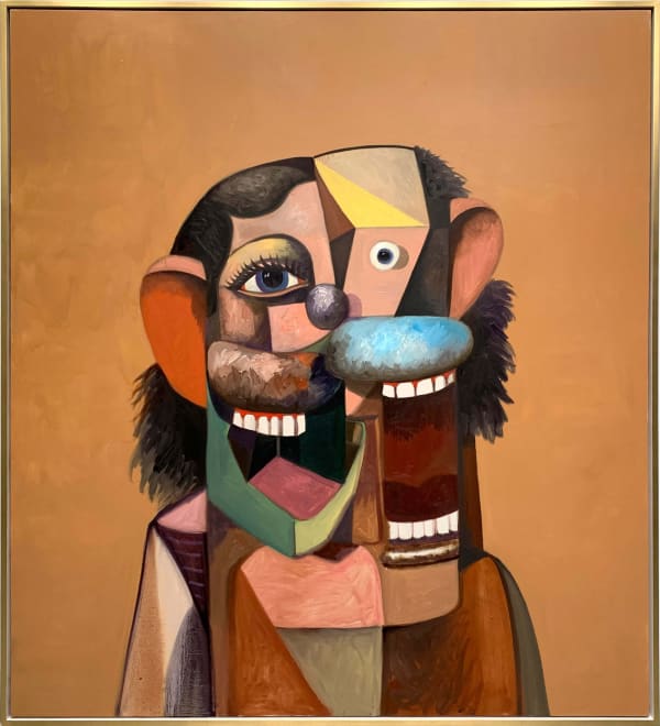 George Condo Smiling Face, 2008 Oil on canvas 215,9 x 190,5 cm