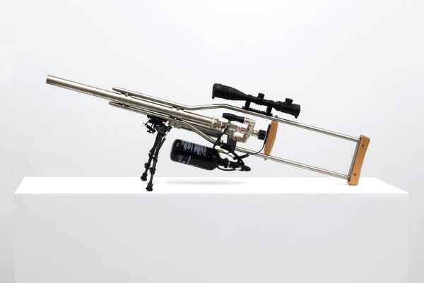 Wim Delvoye Spud Gun, 2016 Mixed media 141 x 27 x 40 cm