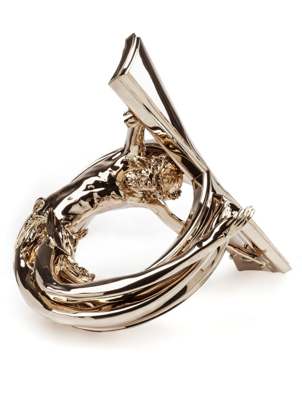 Wim Delvoye Möbius Corpus Inside, 2012 Polished bronze 100 x 100 x 130 cm